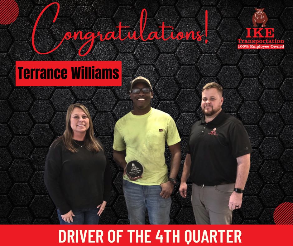 IKE Driver Of The 4th Quarter 2025 – Terrance Williams