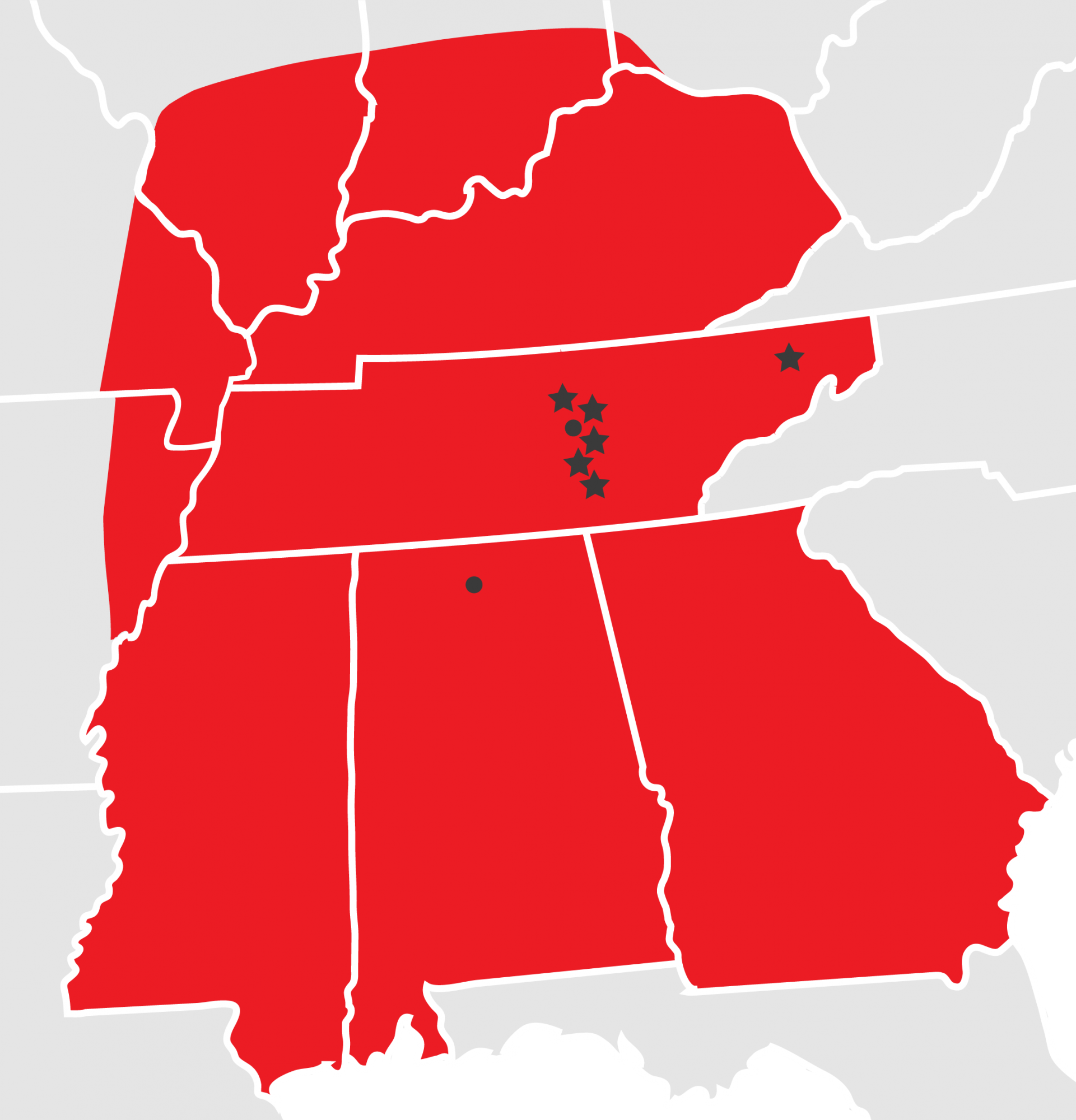 hiring area map, ike transporation, drive for us