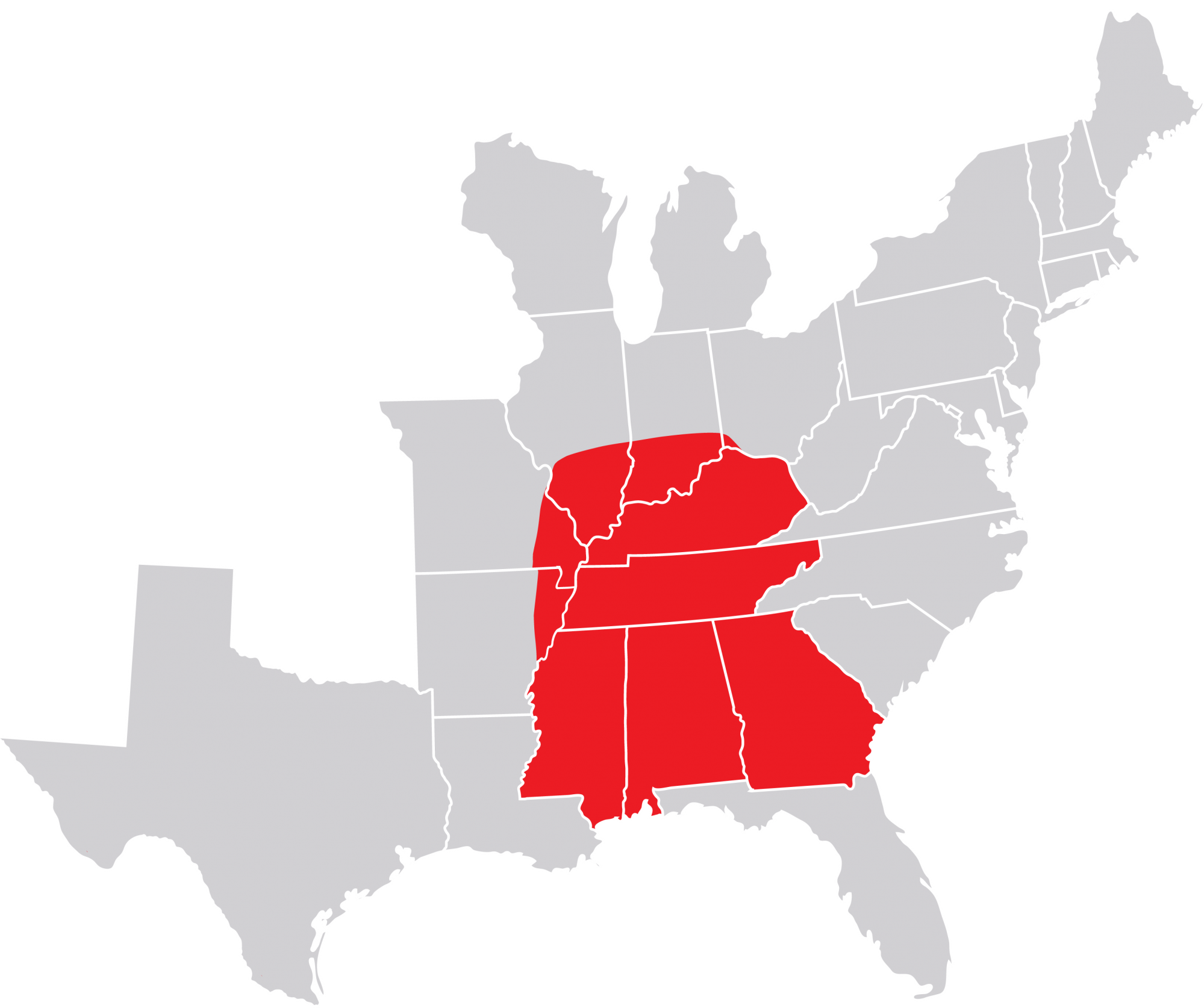 map, states, service area, ike transportation